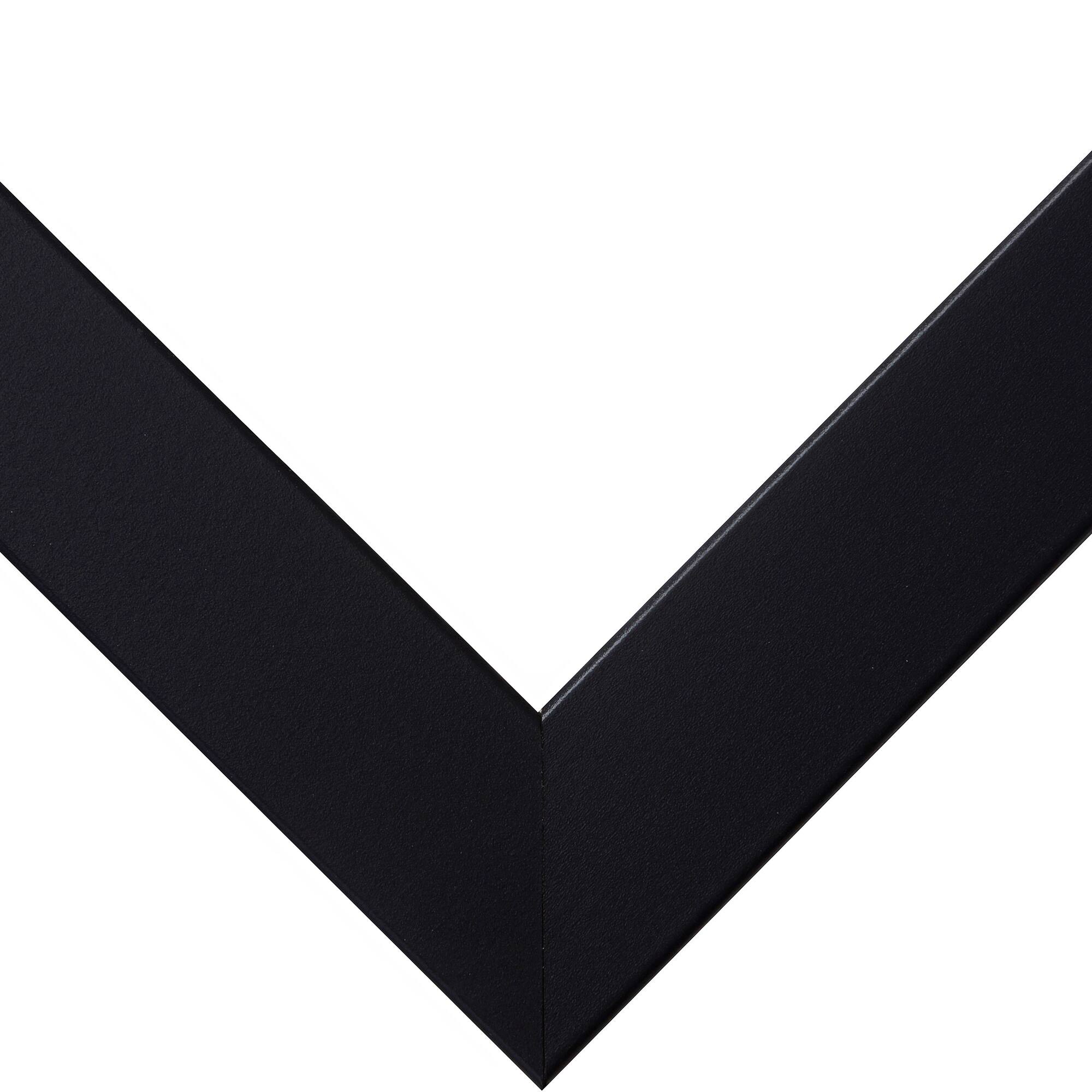 Craig Frames Essentials Modern Black Picture Frame with Mat
